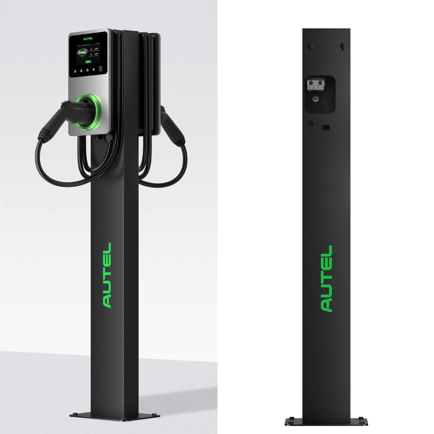 Autel EV Charger Pedestal Floor Stand Compatible with All Autel EV Chargers