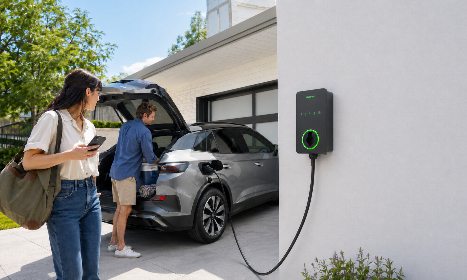 Autel home EV charger supporting a reliable daily charging routine