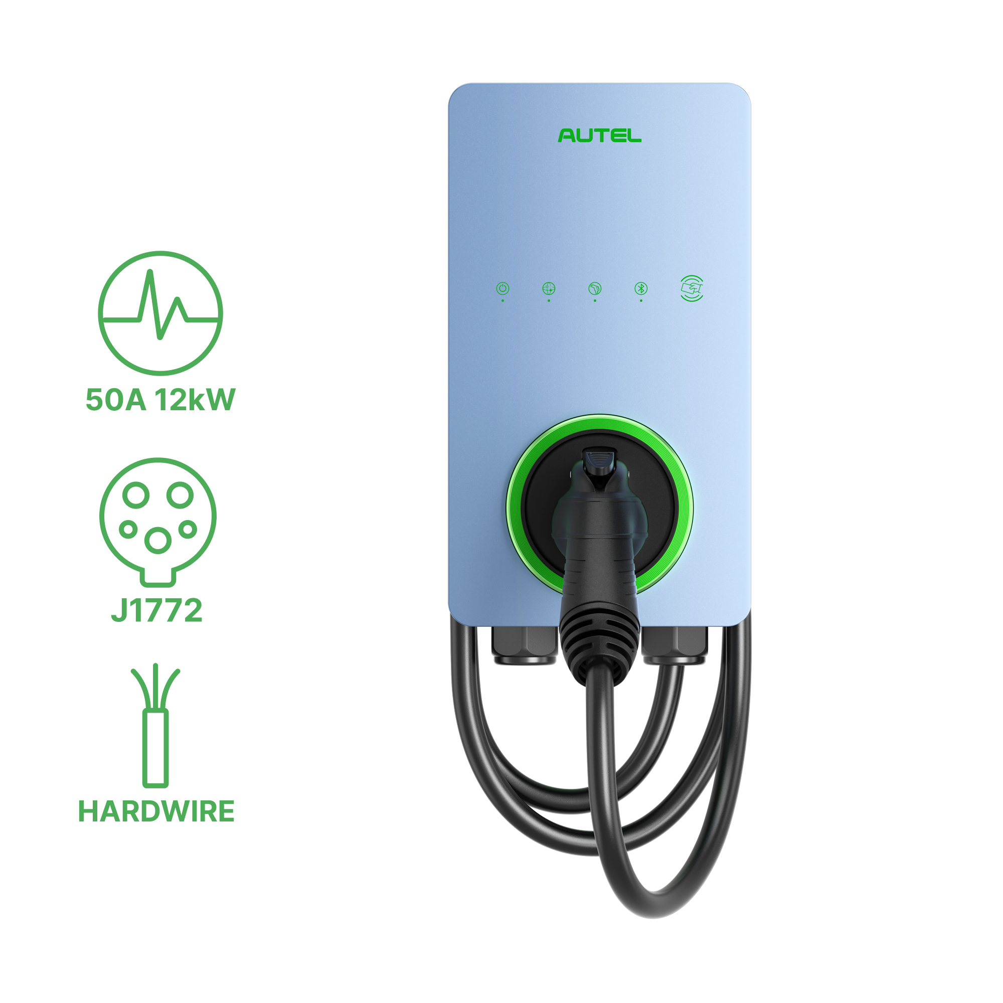 Autel AC Lite Home 50A 12kW EV Charger - NACS (Tesla EV) Autel AC Lite Home 50A 12kW EV Charger - NACS (Tesla EV)