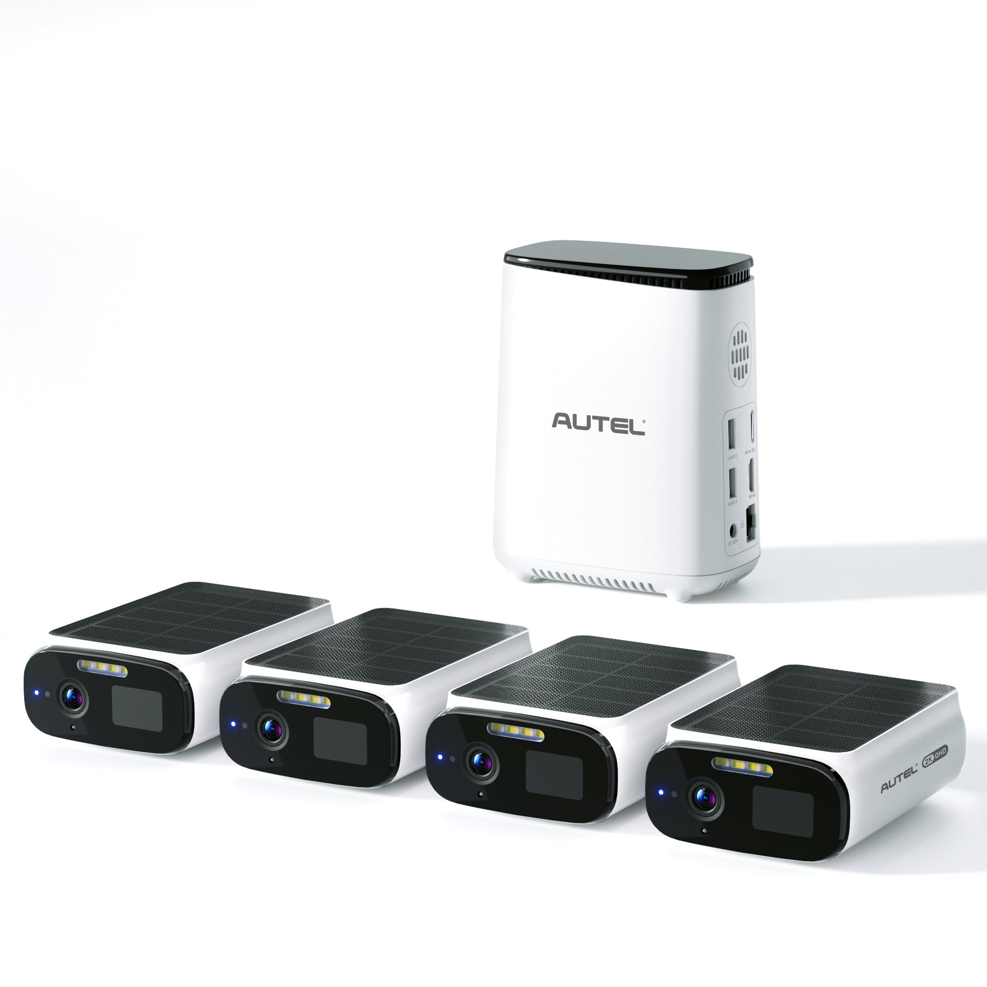 Solar Wireless Security Camera Set