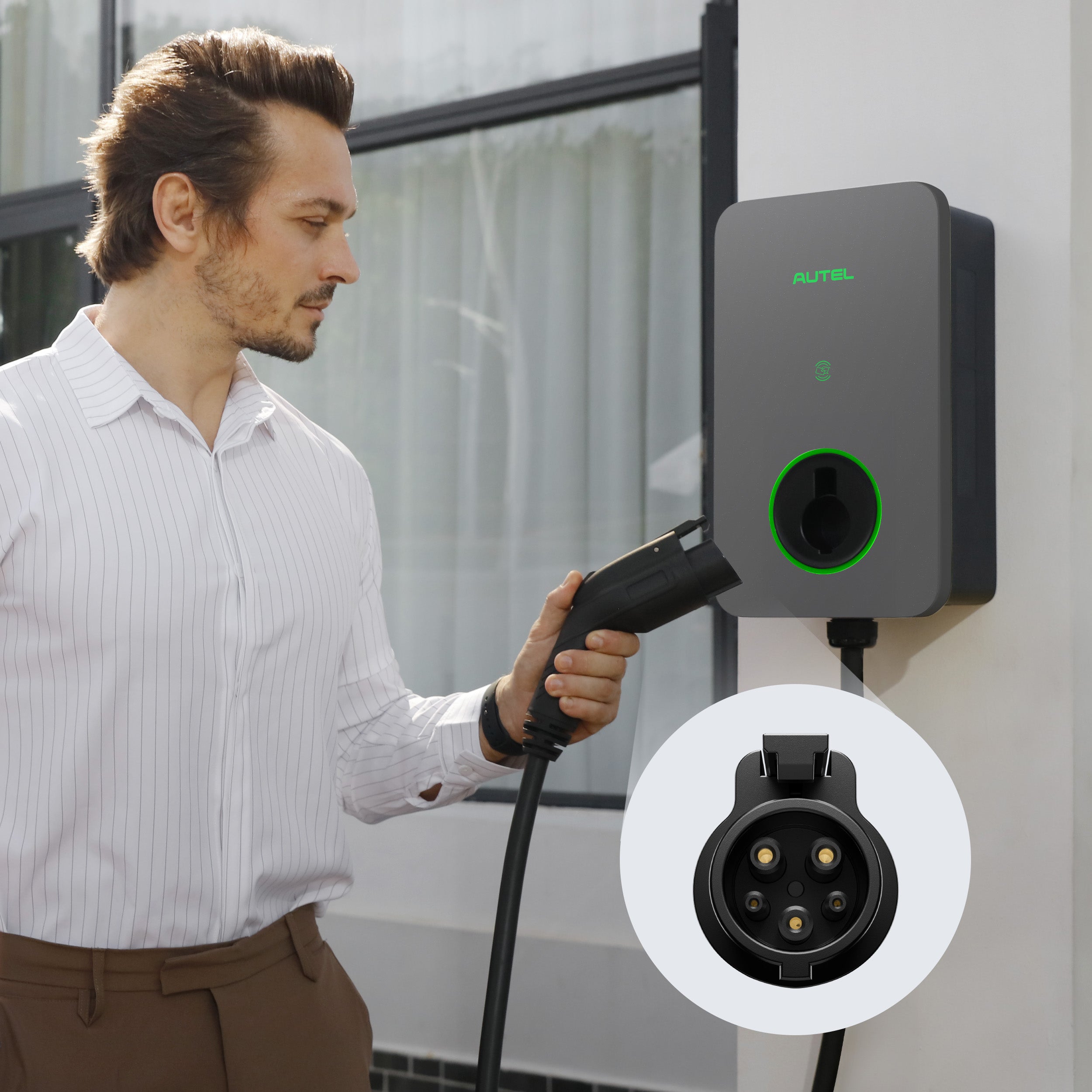 AC Pro Full Cover 80A 19.2KW EV Charger