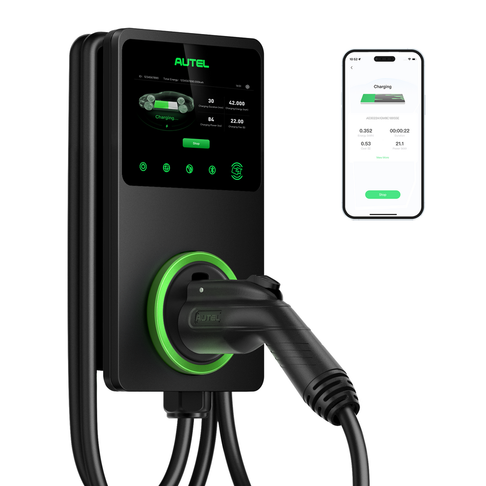 Autel ev charger 50A LED 4G black app control