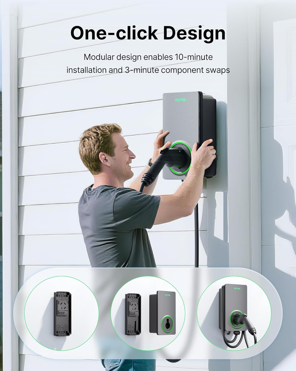 AC Single Charger 50A EV Charger