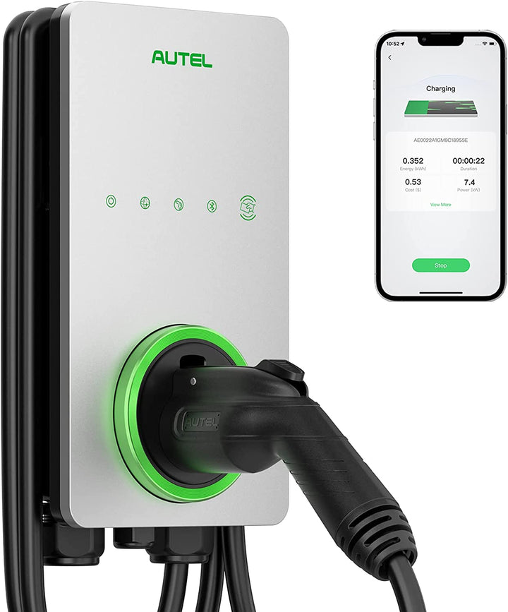 MaxiCharger AC Elite Home 40A - NEMA 14-50 - EV Charger With In-Body H –  Autel Energy