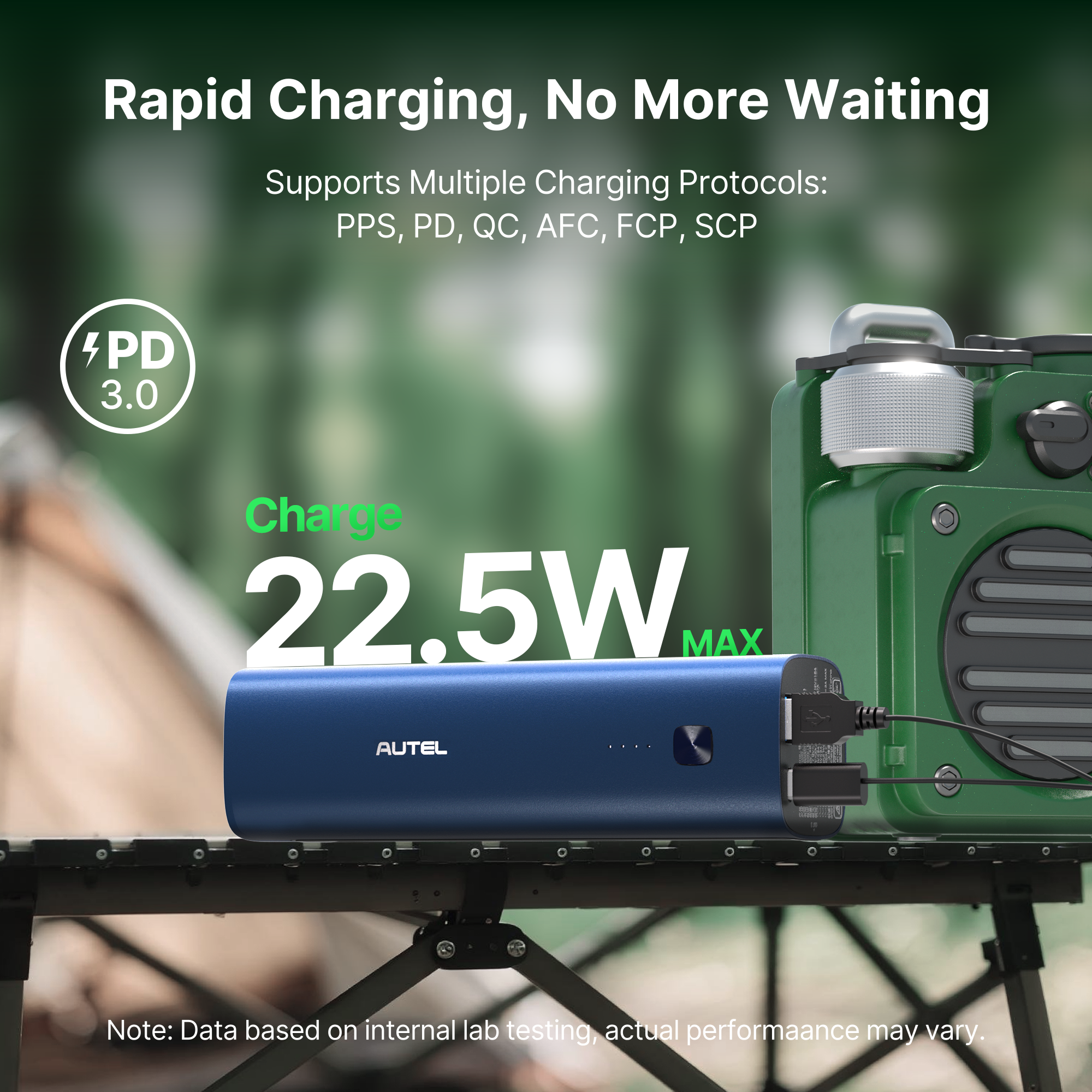 Autel Power Bank with 36W Solar Panel Gift Pack