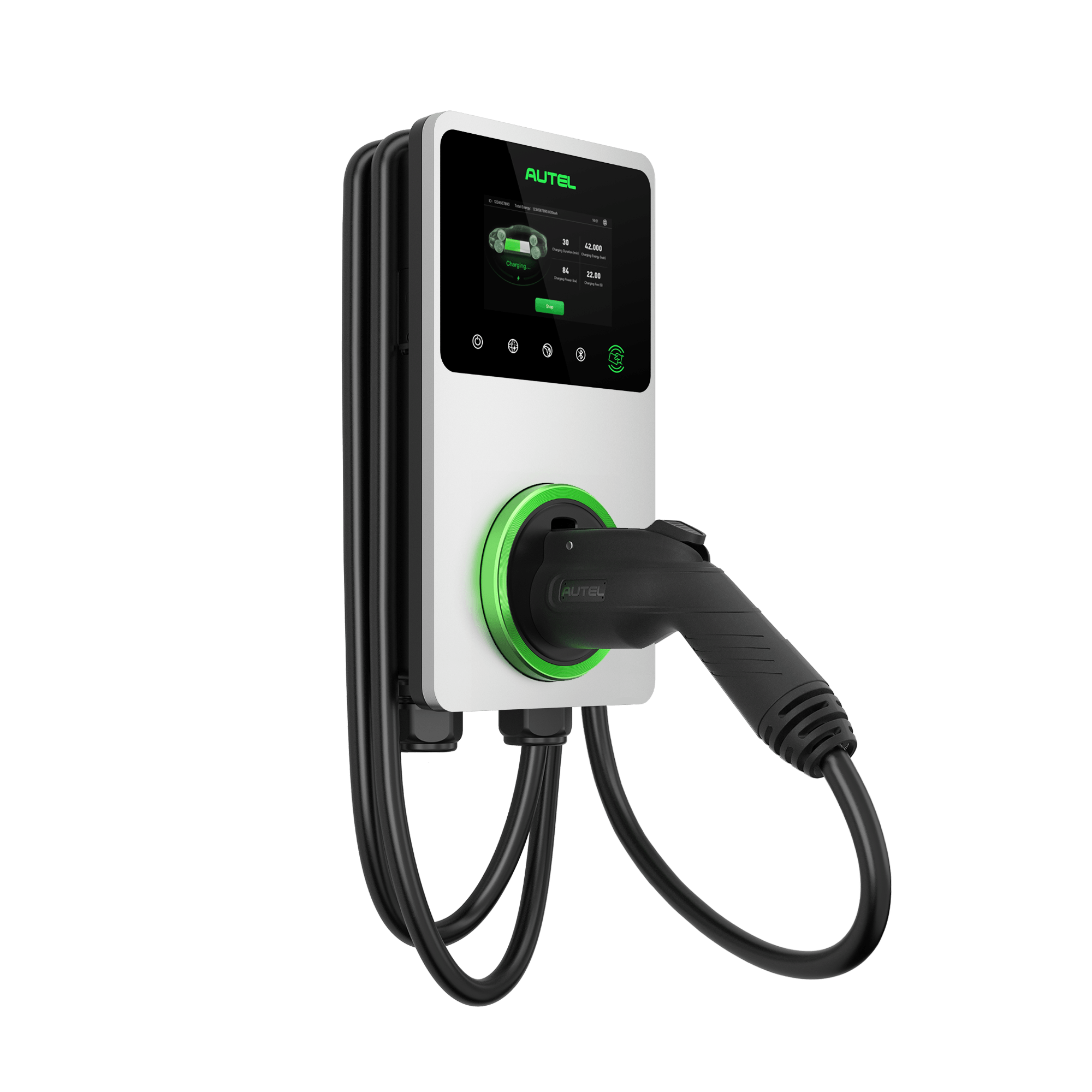 AC Elite Business 50A 12kW EV Charger with Touch Screen